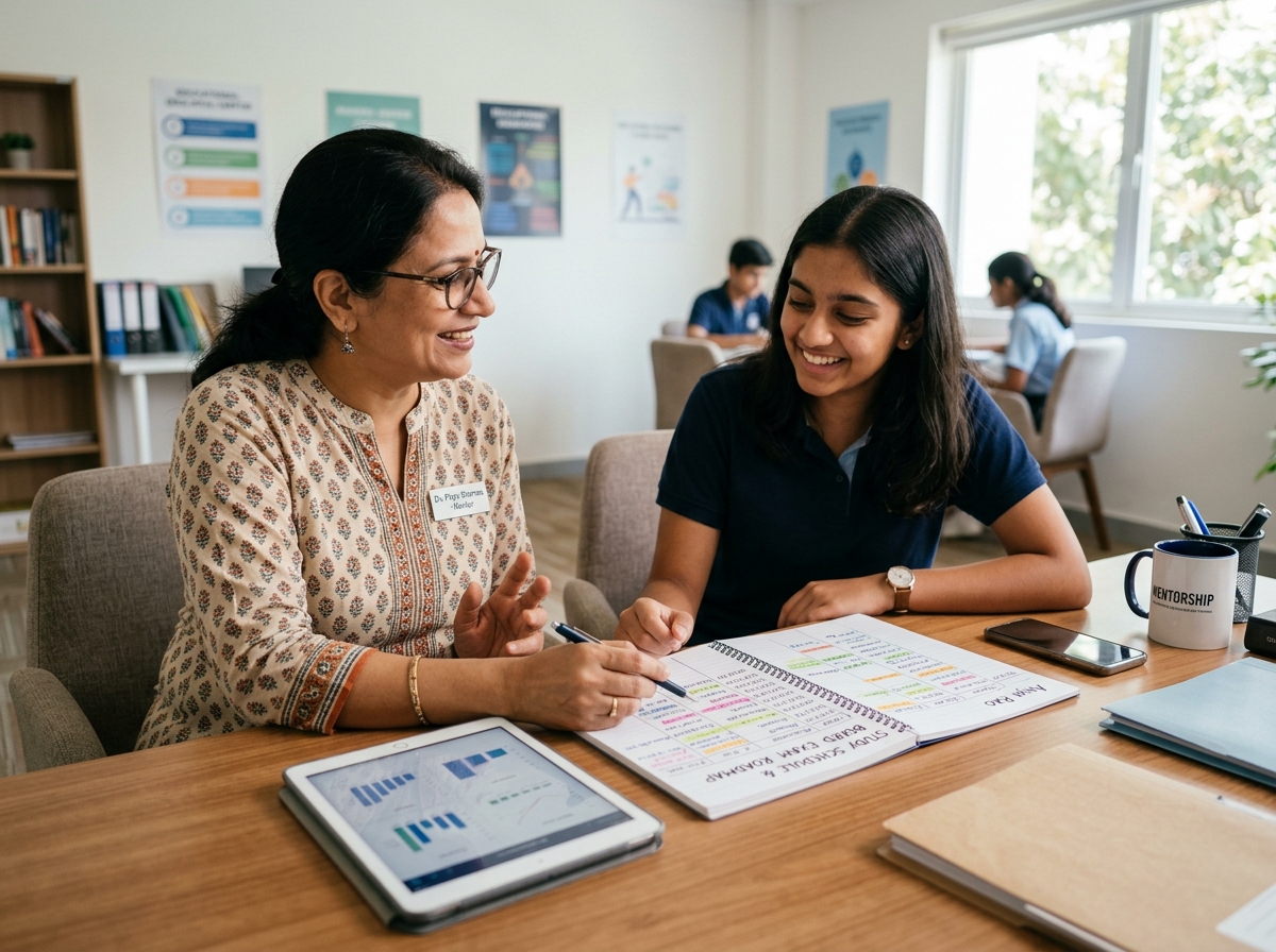 IITian Mentor guiding student